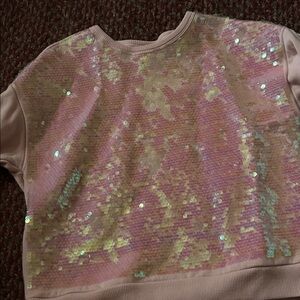 Sequin Pink Kids Top